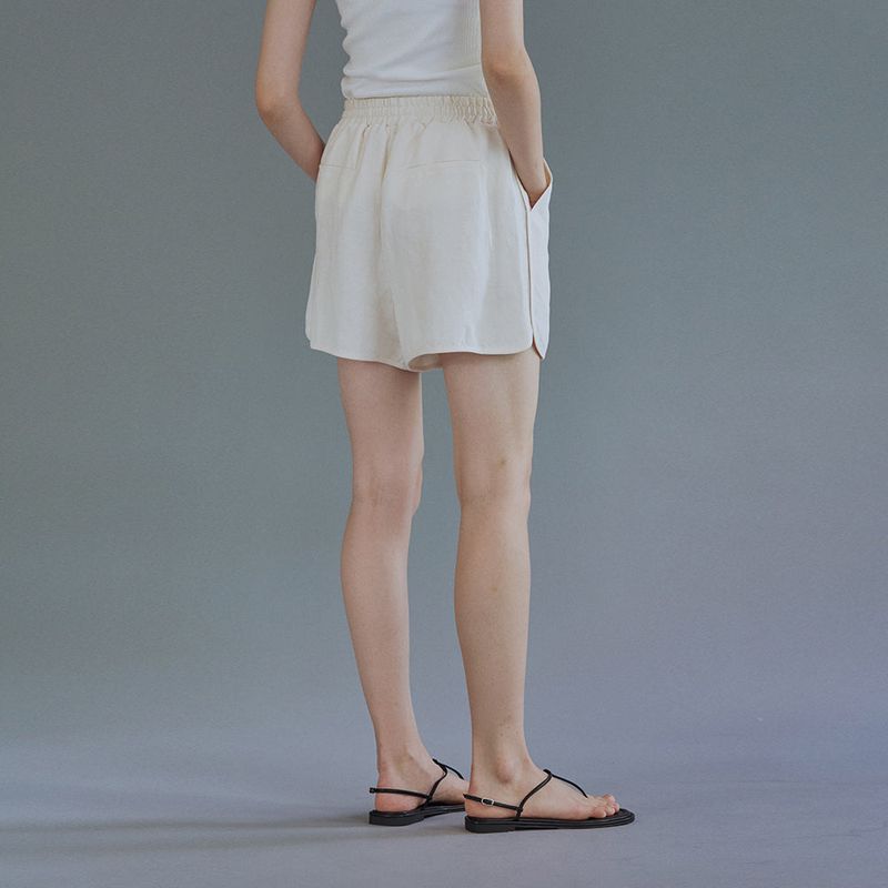 Margaret linen half pant