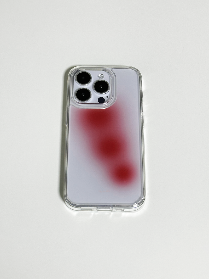 tiny weather(タイニーウェザー)の「flow jelly hard case-red(Smartphone Accessories)」