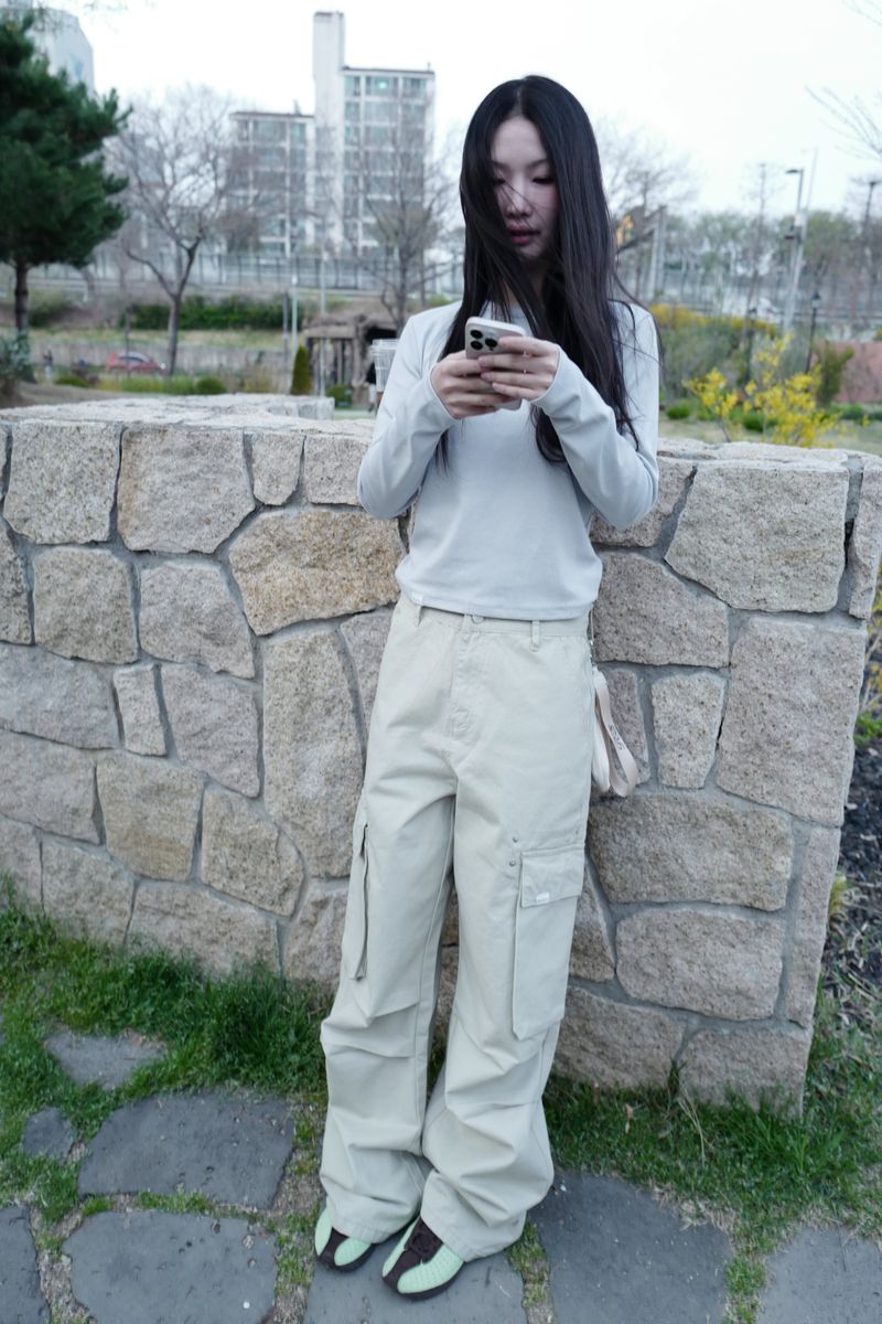 P:ReinSein（レインセイン）の「Light beige snap cargo pants（Pants）」