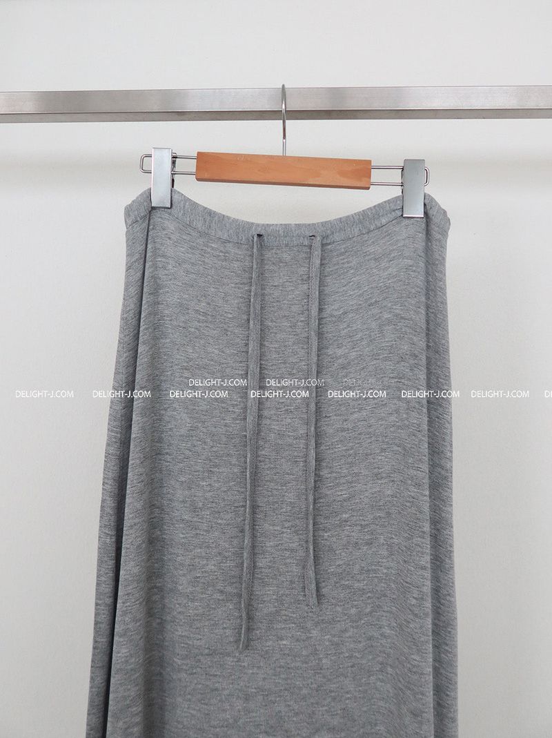 hem frill maxi long skirt