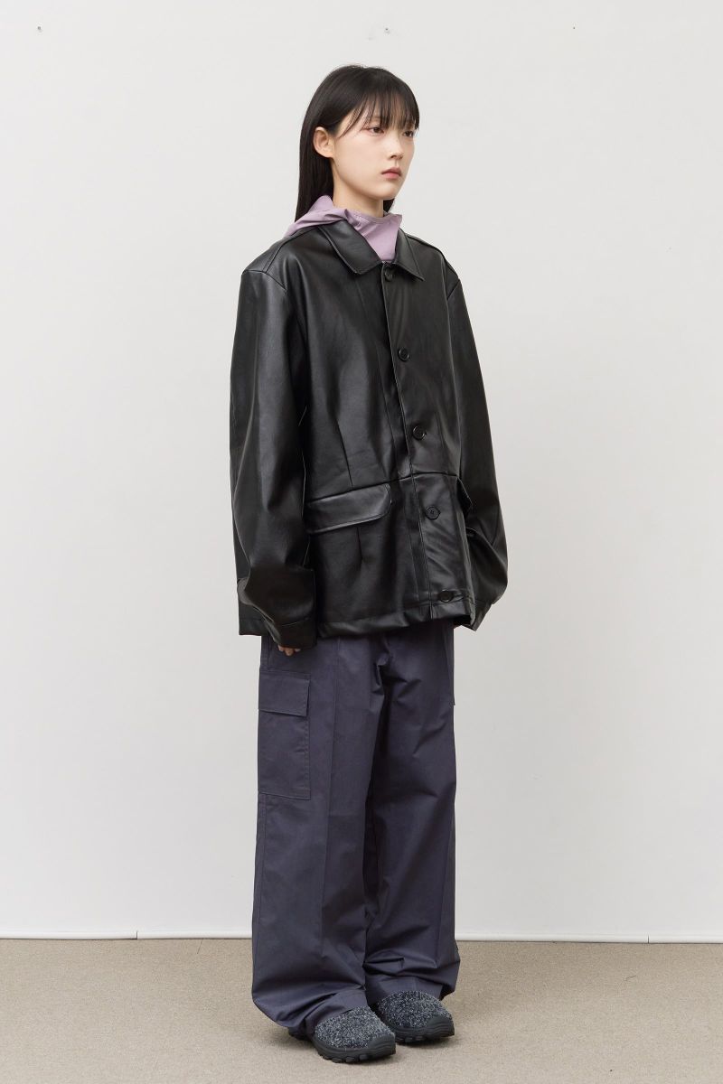 Web Leather Jacket