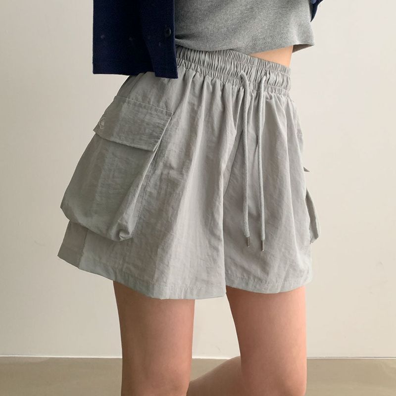 [BELLIDE MADE/2 size] biscuit cargo shorts