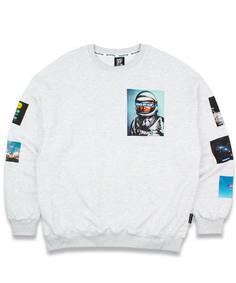 peaceoffclub（ピースオフクラブ）の「スペースグラフィック_スウェットシャツ（トップス）」