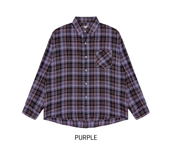 Doze loose fit check shirt