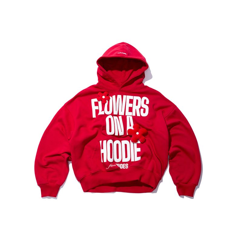 HADES FLEURS RED HOODIE