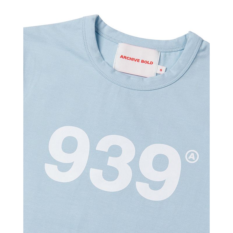 939 LOGO CROP TOP (SKY BLUE)