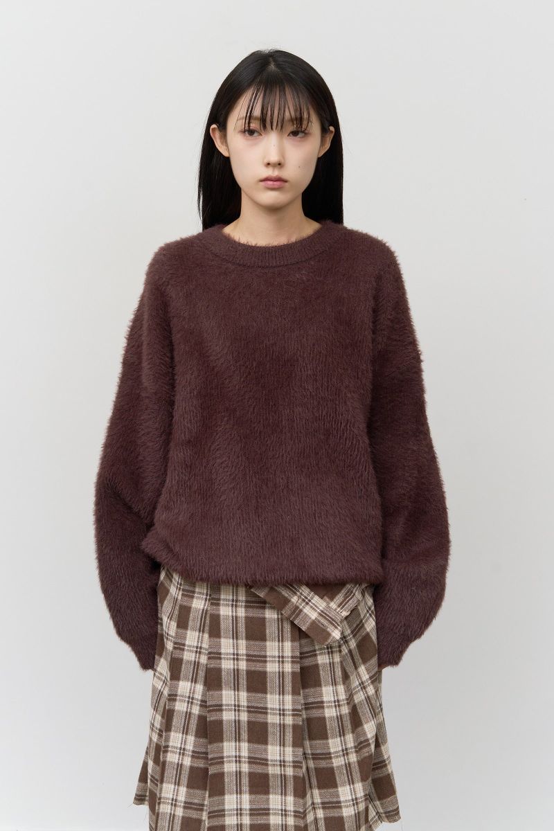 Encho Hairy Cropped Knit