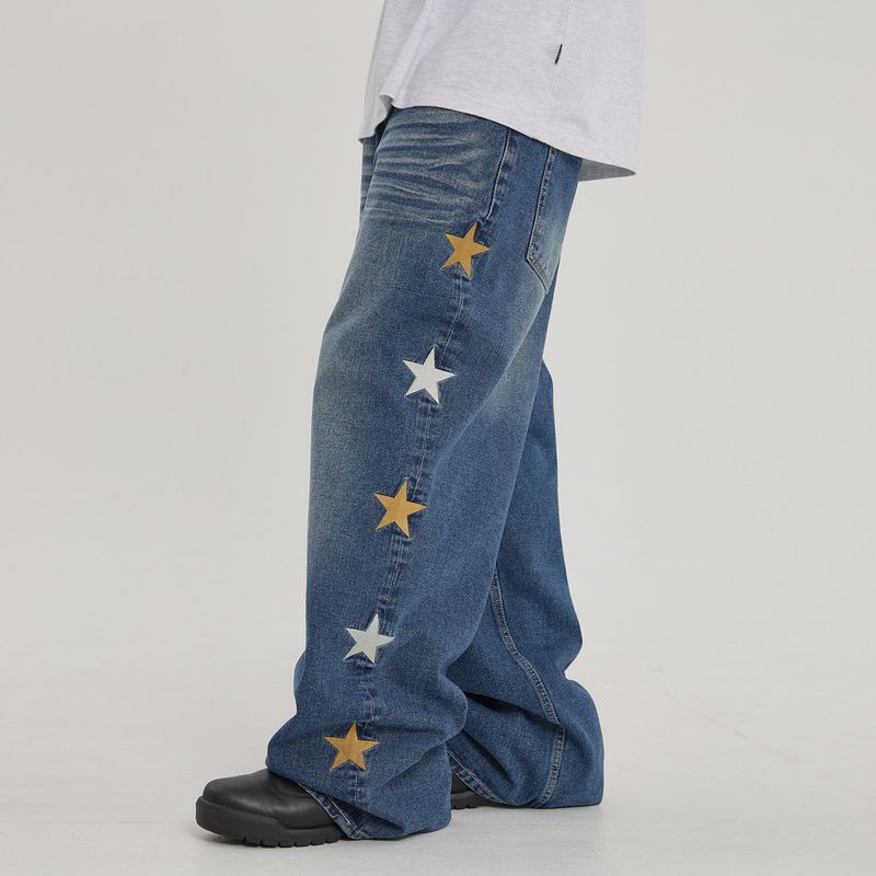 Star Denim Pants