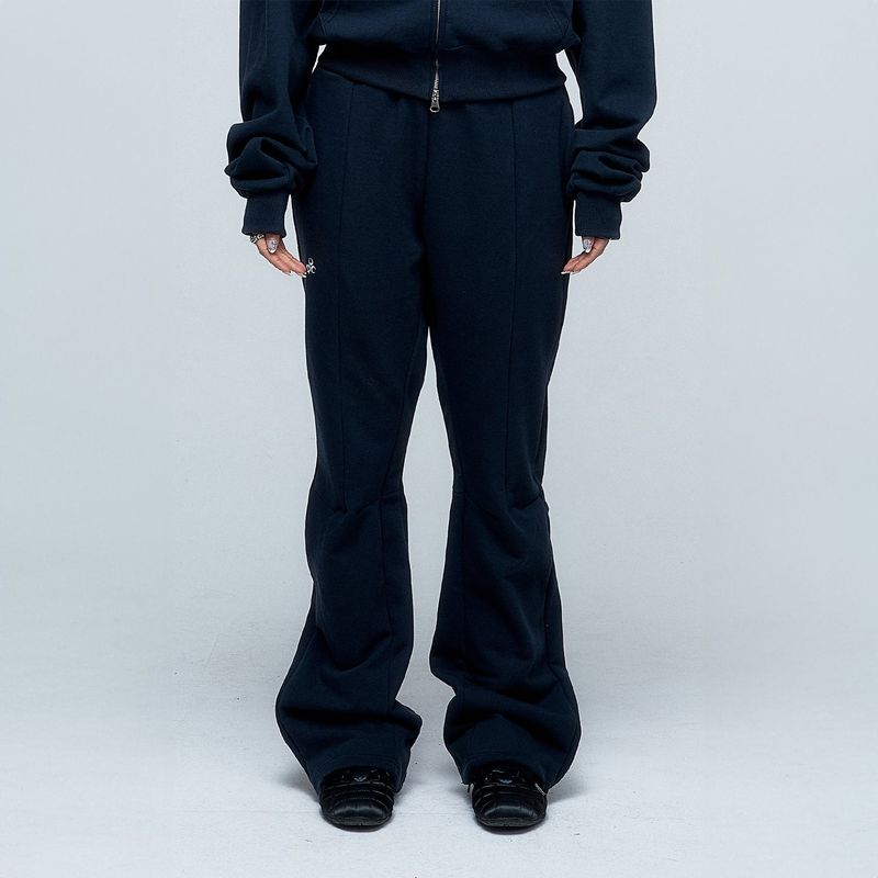 (DUC) Flare Sweat Pants Vintage Black