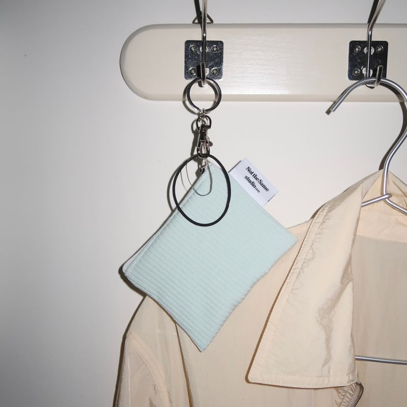 Mini keyring pouch 'mint'