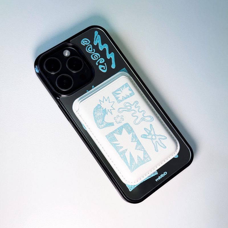NEWTOPIA_BioDoodle Card Wallet (WH)