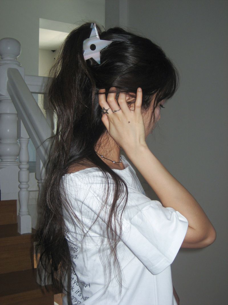 Shooting star hair pin (Green)