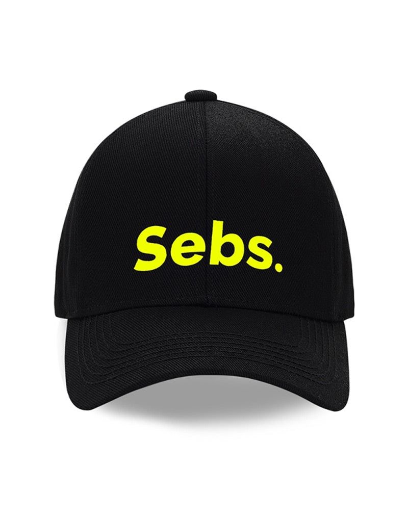 Sebs.（セブス）の「Sebs. ブラックネオンレモン（帽子）」