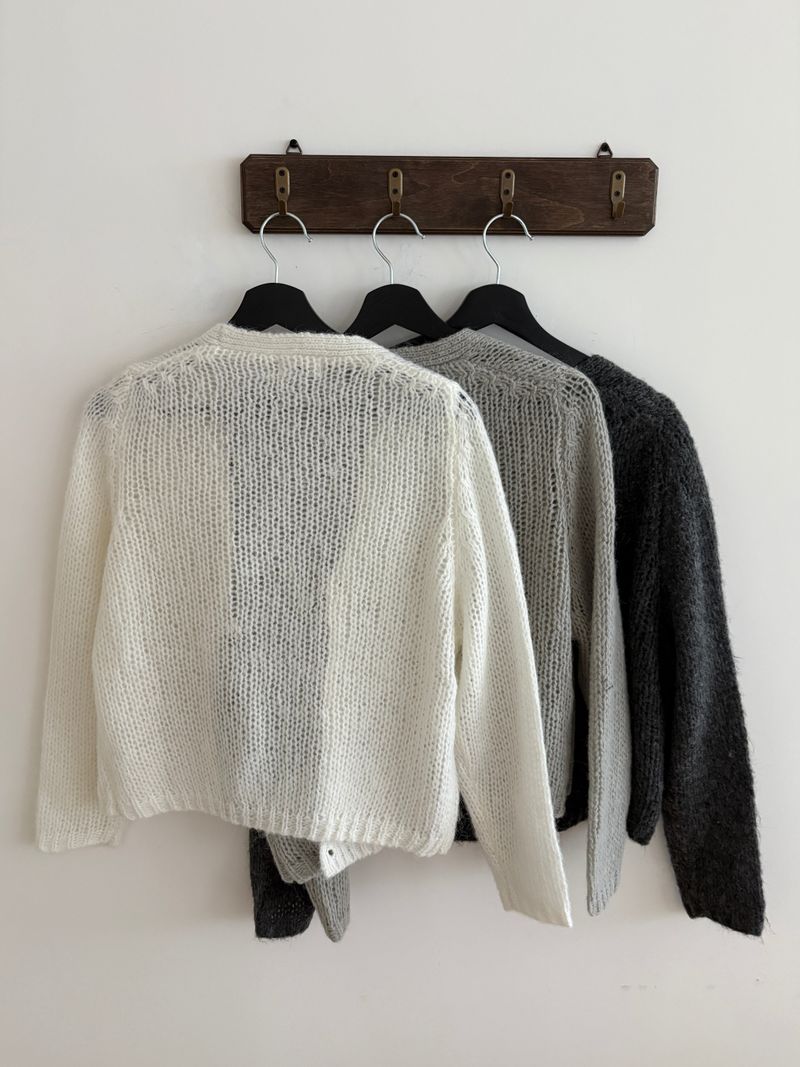 Knit Cardigan Set (3 colors)
