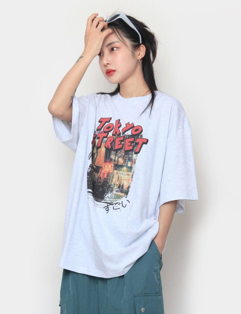 nutellike(ヌテールライク)の「Tokyo Street Short Sleeve(Tops)」