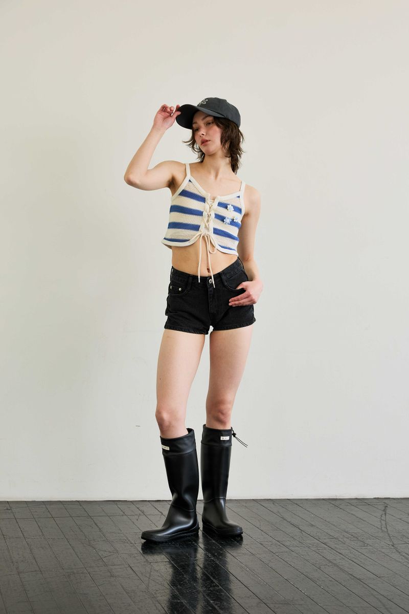 MIMI STRIPE SLEEVELESS / BLUE