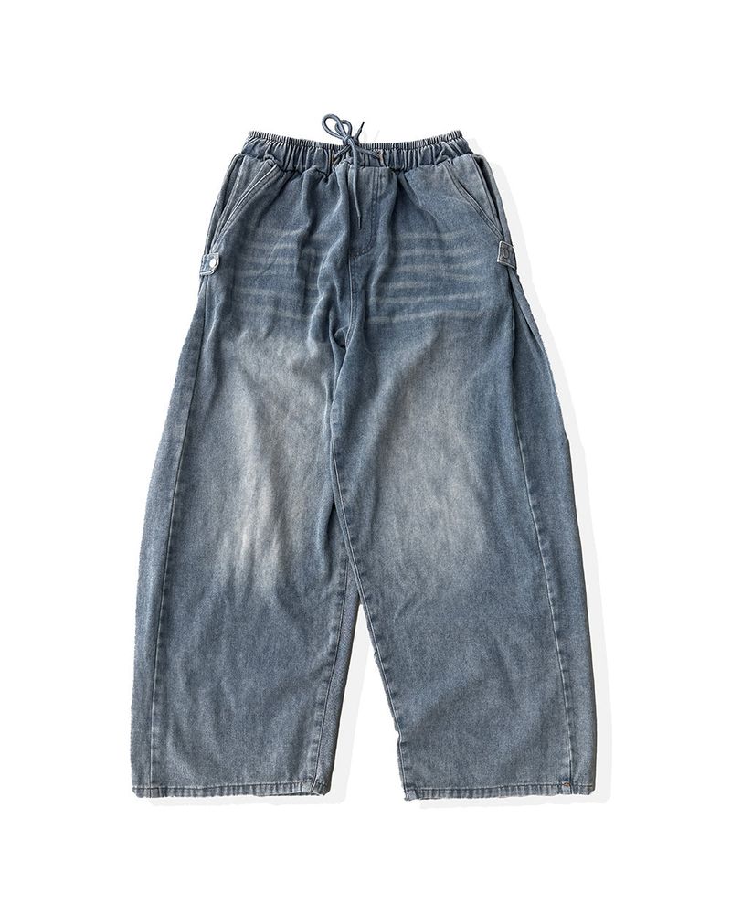Avan Snap Balloon Fleece Denim