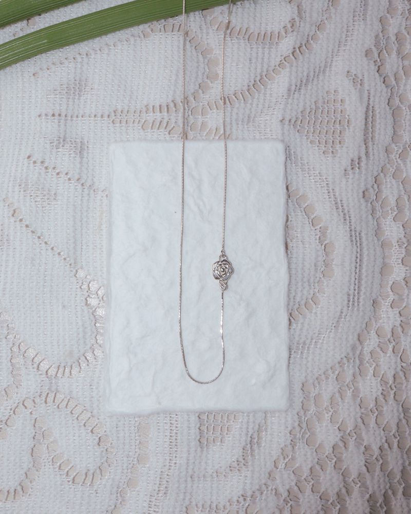 [MADE] lovely rose. rose chocker necklace