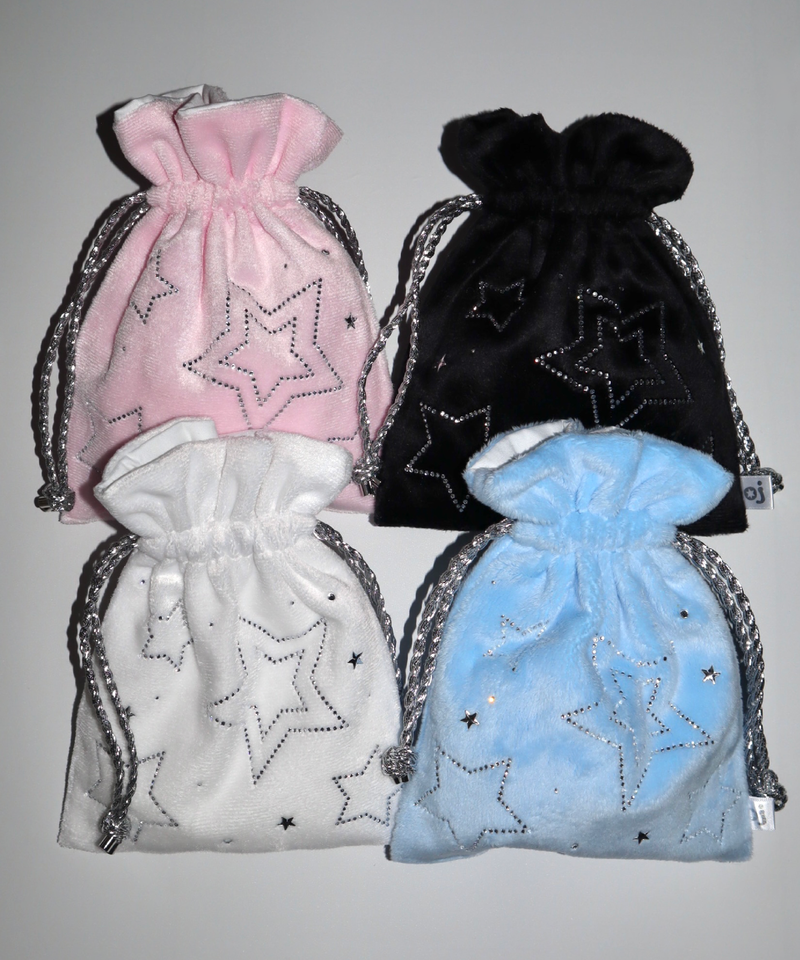 catch star pouch - black