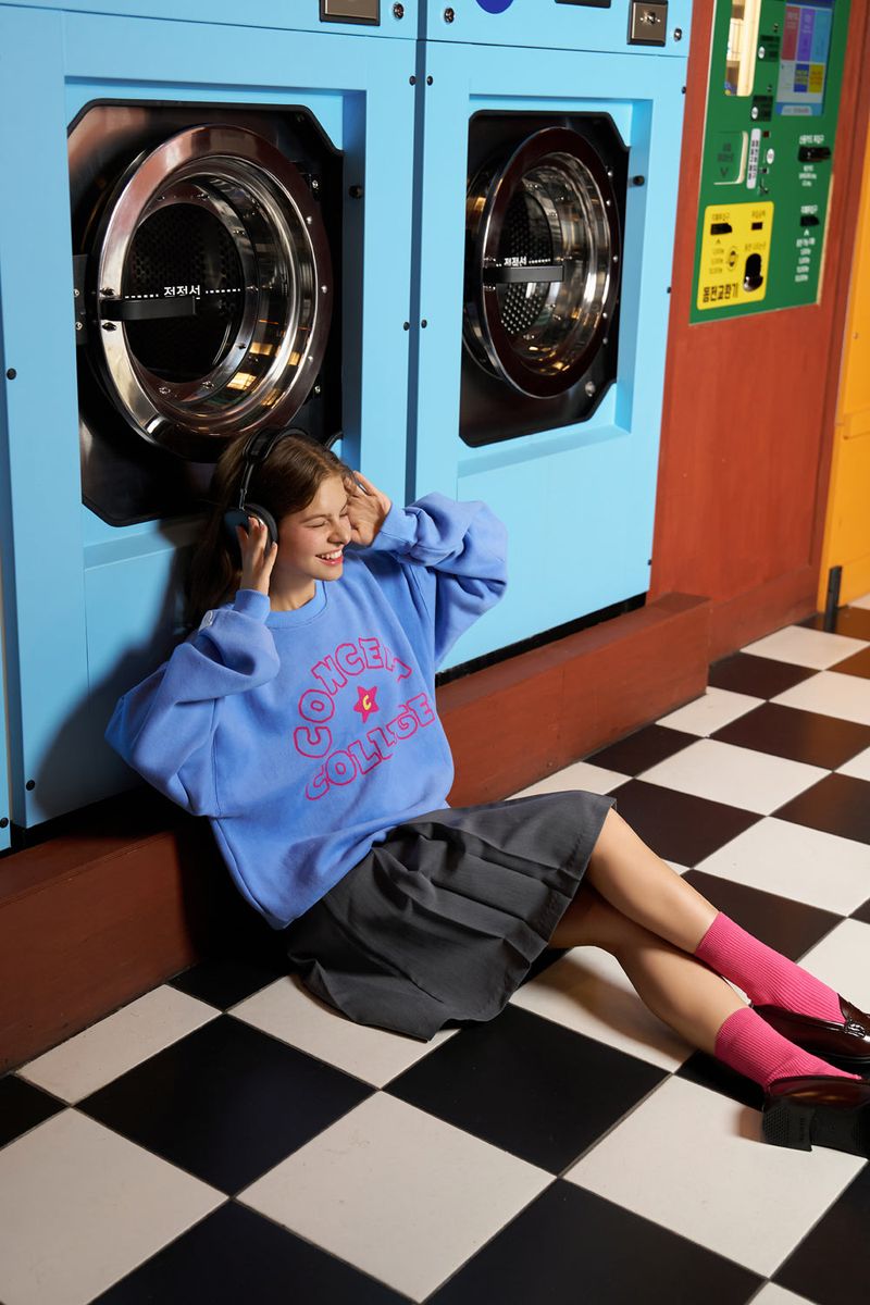 Handlogo sweatshirt / Blue [Unisex]