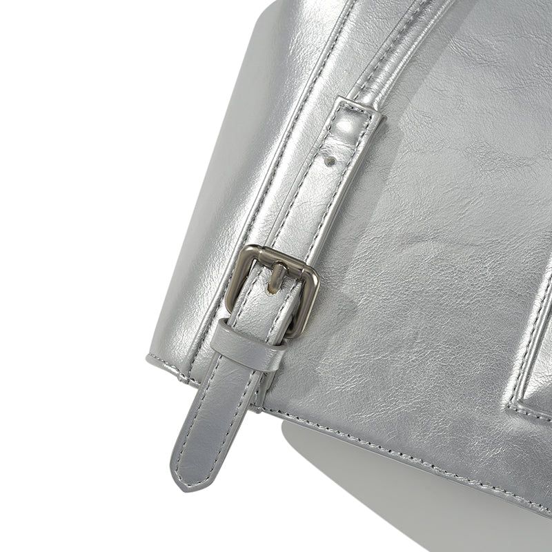 POCKET SIGNATURE BACKPACK [SILVER]