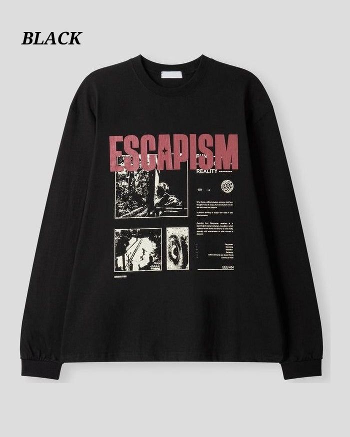 (UNISEX) Escapism Graphic Long Sleeve