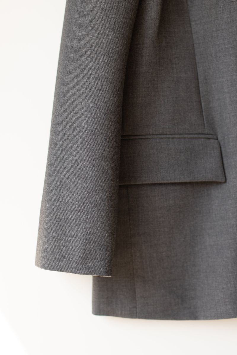 Boy wool jacket (Dark grey)