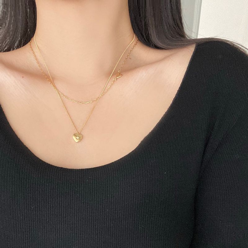 Twinkle Heart Layered Necklace