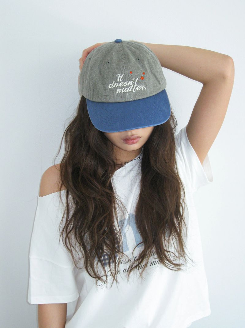 it doesn't matter.（イットダズントマッター）の「Luney Washed cap (Khaki) （Hats）」