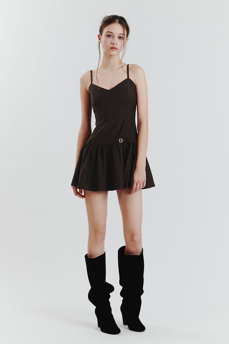 PAIN OR PLEASURE（ペインオアプレジャー）の「BIANCA DRESS brown（Dresses）」