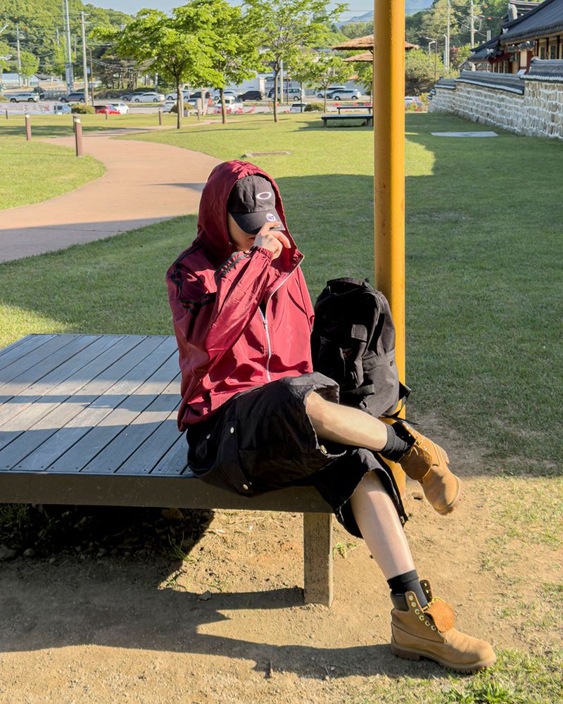 Dian Lightweight Hood Track Windbreaker