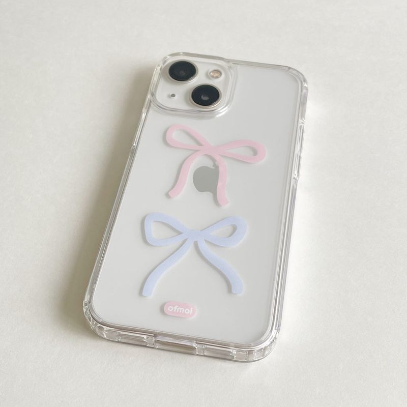 som ribbon jellhard phone case