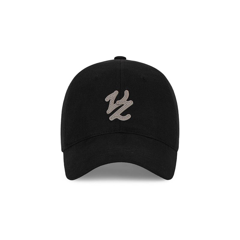 Flow VZ Leather Patch Ball Cap Black