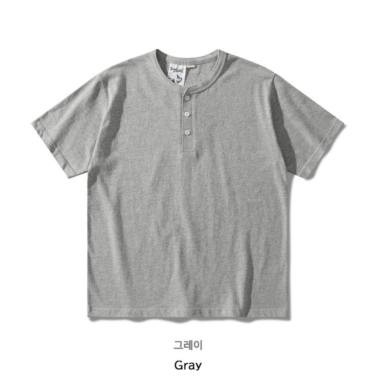 PERSTEP（パーステップ）の「26SS★ Stayble Henley-Neck Short Sleeve（Tops）」