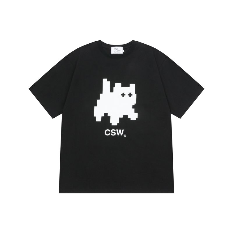 Cat Save The World（キャット セーブ ザ ワールド）の「メルティングシグニチャーロゴハーフT (2COLOR)（トップス）」