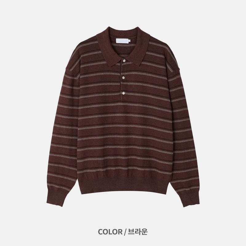 Heather collar knitwear