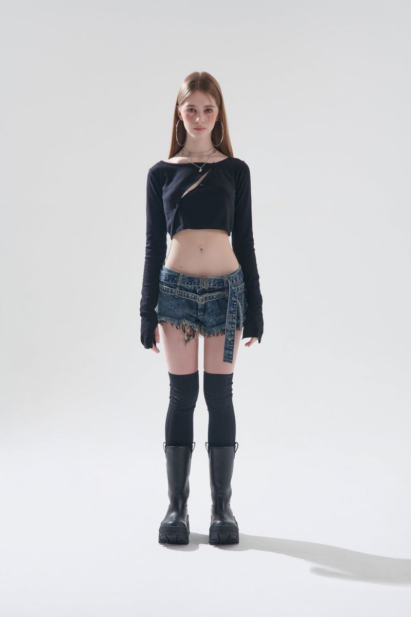 LAY CROPPED CARDIGAN