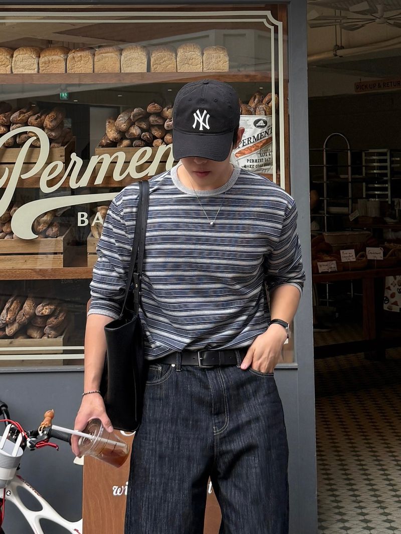 AVAND(アバンド)の「French stripe long-sleeved t-shirt(Tops)」