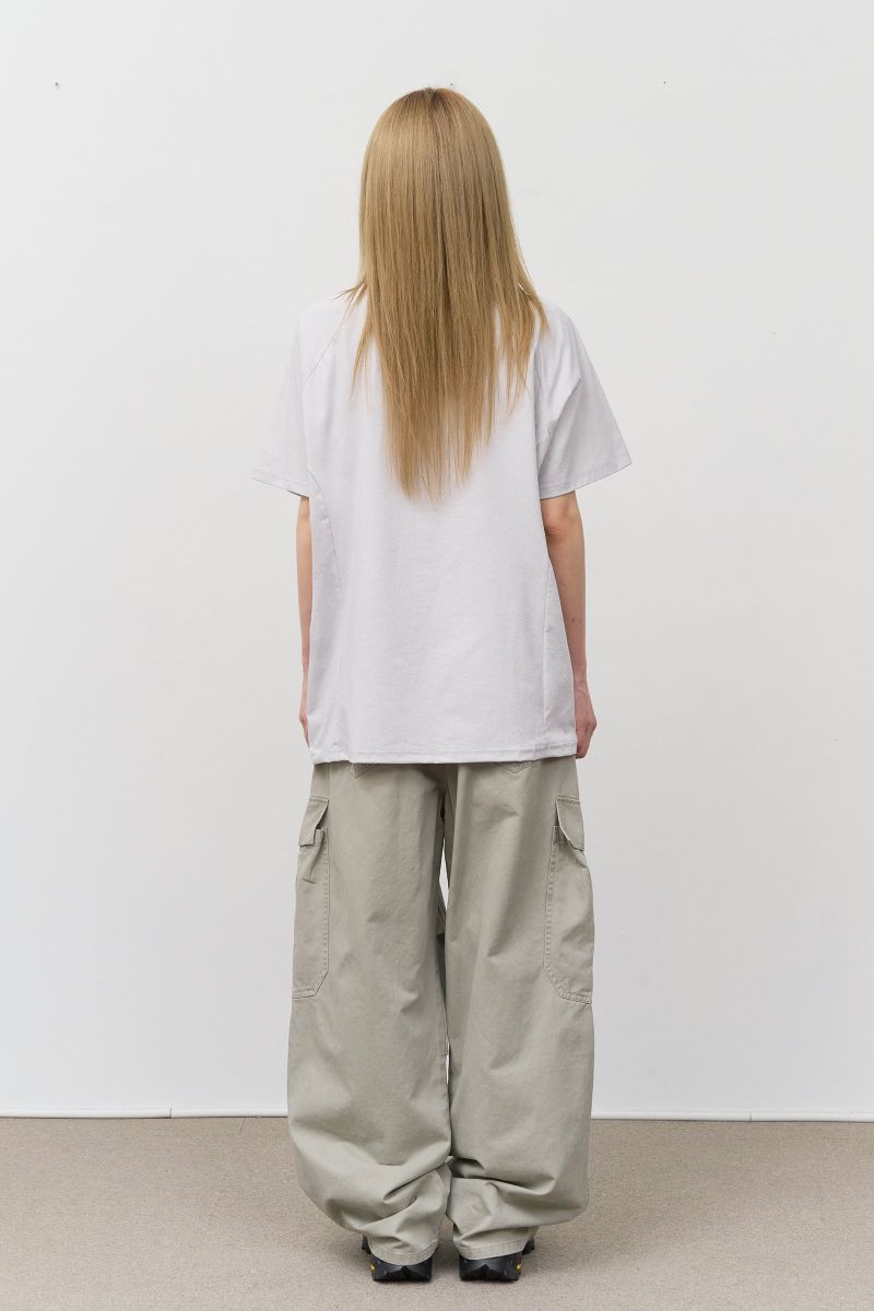 (W) Grein Washed Cargo Pants