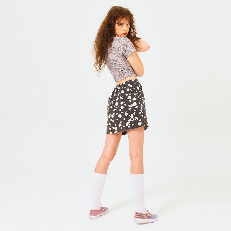 FREAKISH DAISY MINISKIRT (BLACK)