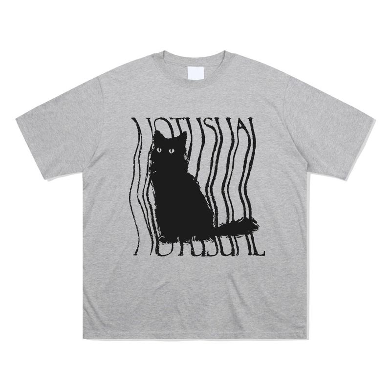 ラフキャットTシャツ - 5COLOR
