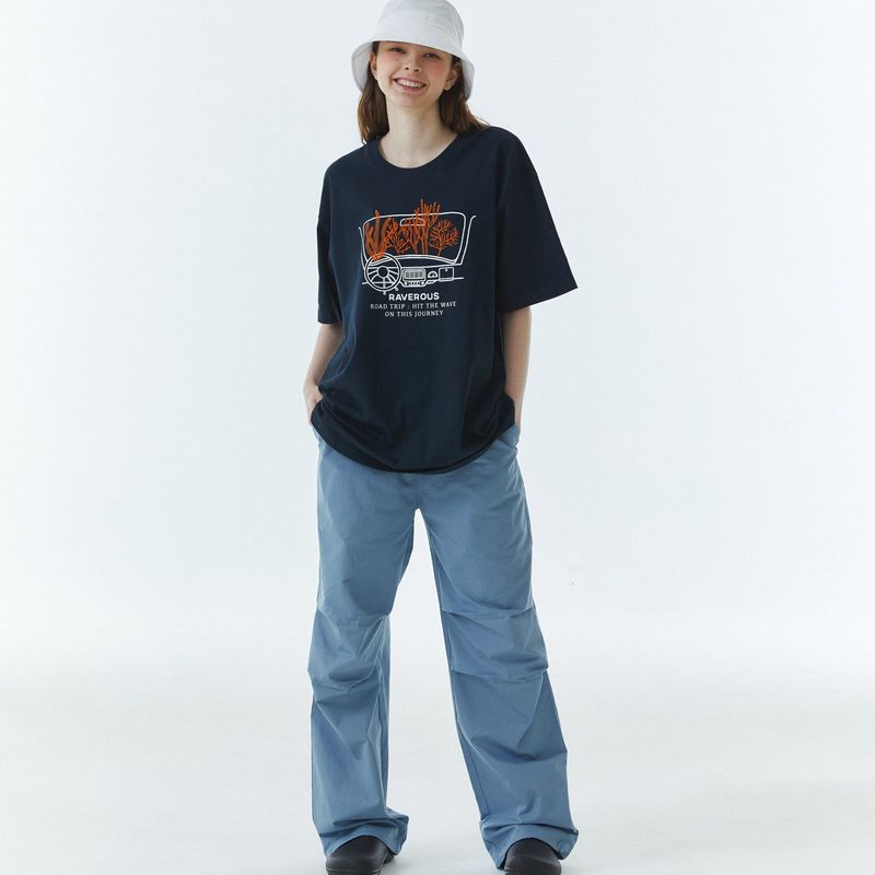 Coral T-Shirt Navy