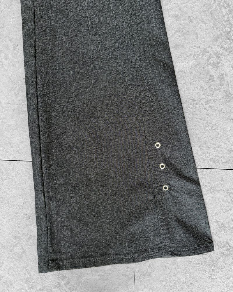 DEEP LOW EYELET BOOTCUT PANTS