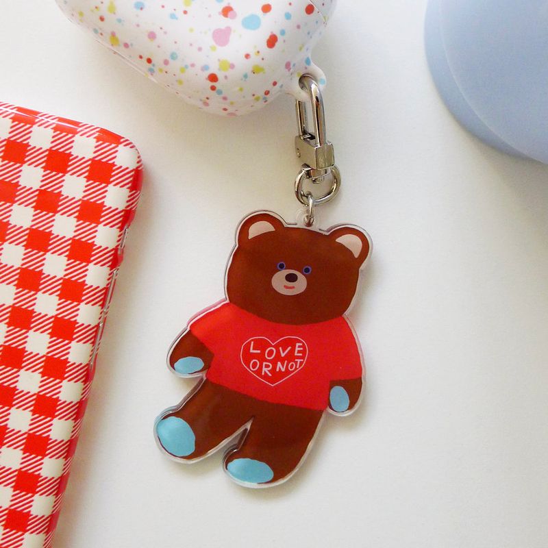 Love or not(ラブオアノット)の「Love Shirts Bear Keyring(Toys/Key Holders)」