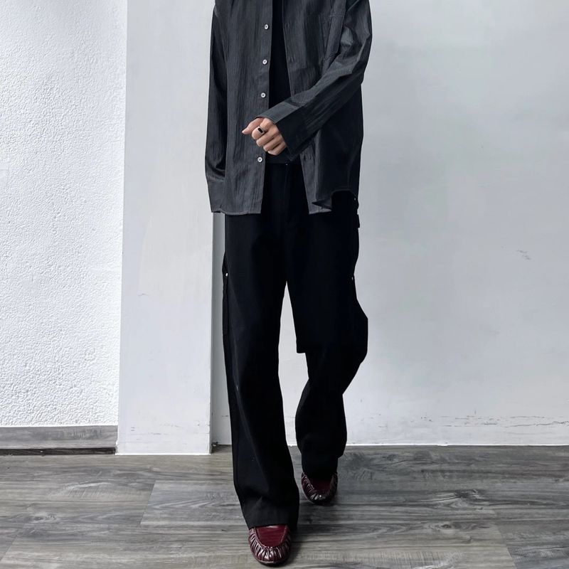 Riveted Utility Wide Trousers