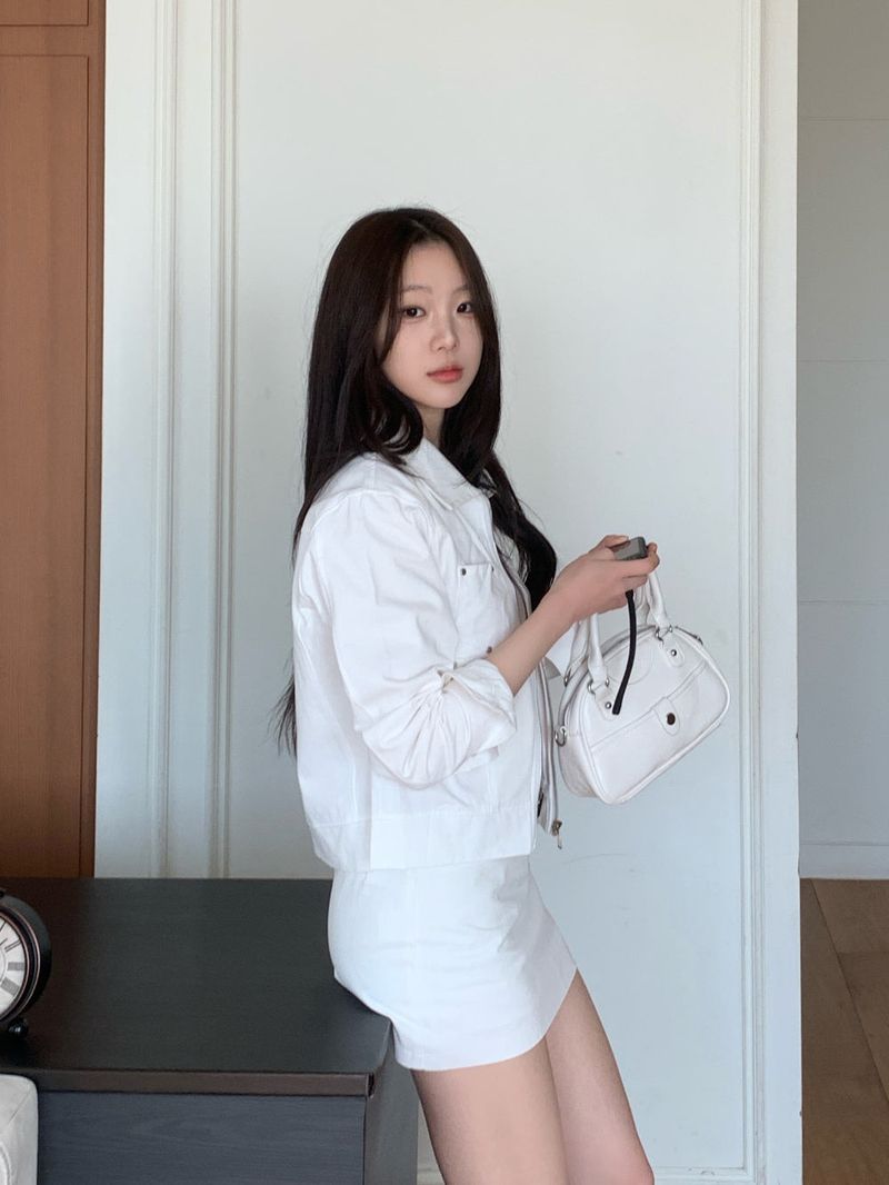 Haze Metal Stud Cotton Jacket