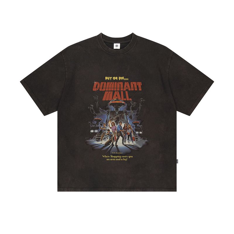 dominant（ドミナント）の「Vintage washing D Mall Tee Black（Tops）」