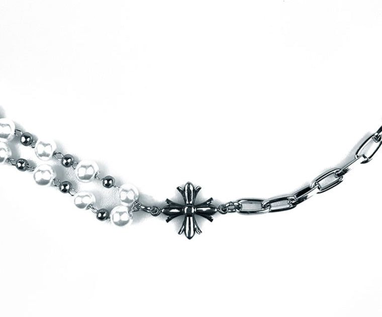 [MADE] Cross Mix Chain Necklace