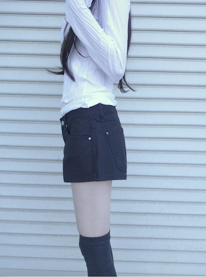 black short pants