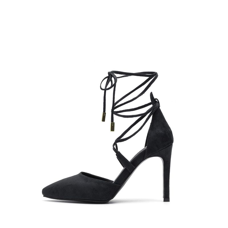 SSIMEEZ（シミズ）の「String Stiletto Heel(Black)（Shoes）」